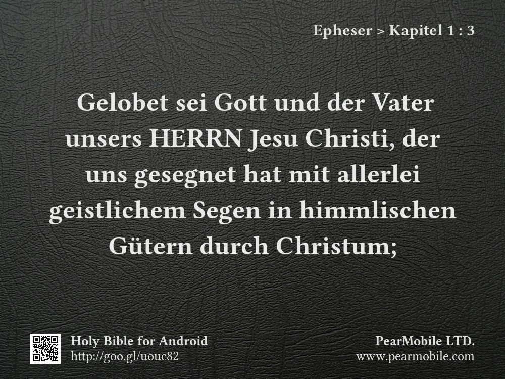 Epheser, Kapitel 1:3